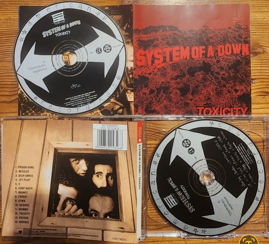 System Of A Down ‎– Toxicity (2CD) (Category: CDs & DVDs) located in Cebu City. Submitted by g_roshamboo (Listing ID 1416211449, Image 2). Description: .