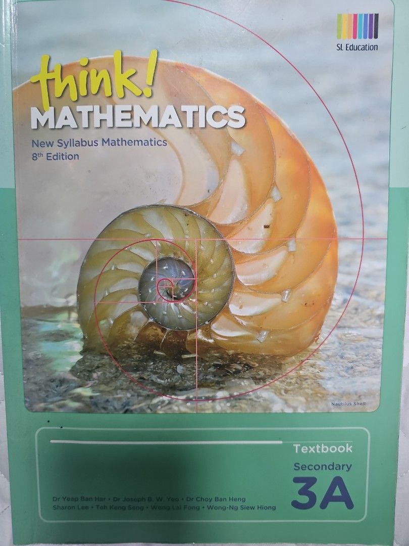 Think! Mathematics Textbook Secondary 3A, Hobbies & Toys, Books ...