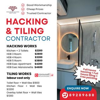 Tiling works Behind the Scenes 👀 Collection item 1