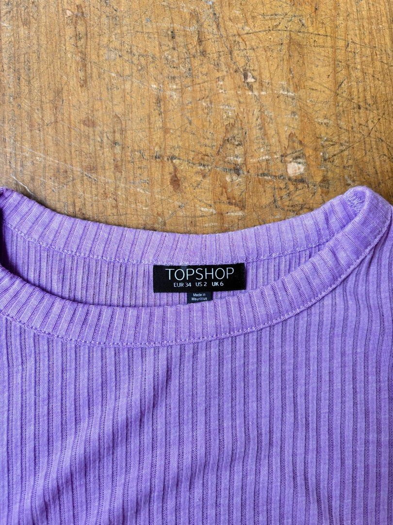 Topshop Ribbed Crop Top Bundle - Blue and Purple (Category: Shirts) located in Quezon City. Submitted by cooperoo2019 (Listing ID 1416086029, Image 2). Description: .