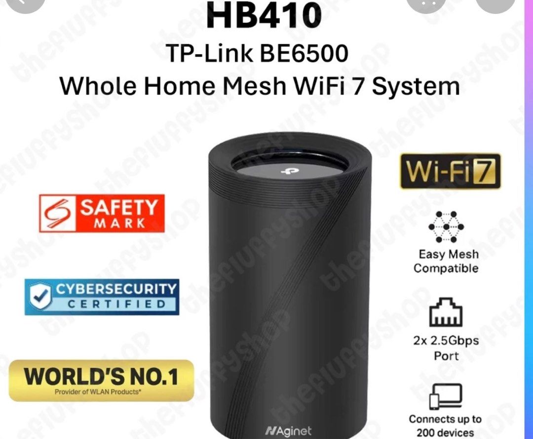 TP-Link HB410 Whole Home Mesh WiFi 7, Computers & Tech, Parts ...