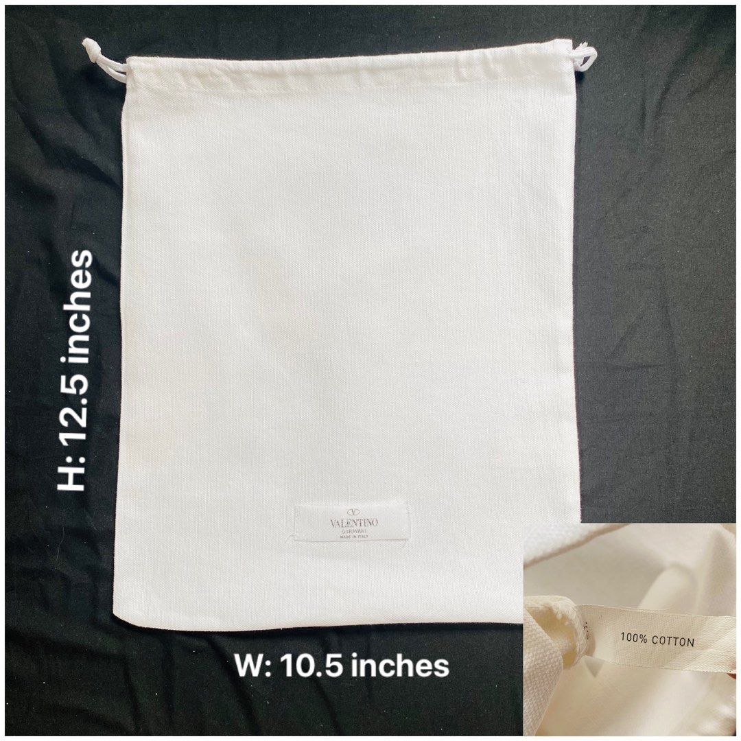 Valentino White Dustbag (Category: Luxury Bags & Wallets) located in Iligan City. Submitted by authenticdustbags.ph (Listing ID 1392631591, Image 1). Description: .