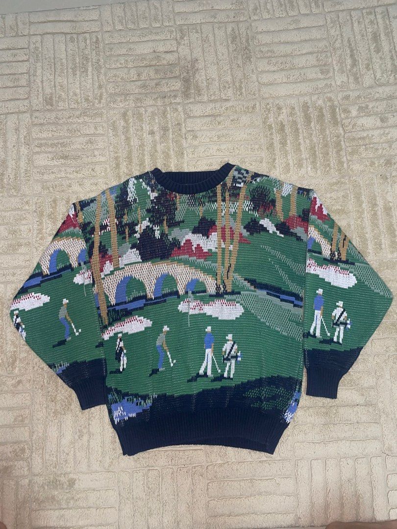 Vintage Art Knit Sweater (Category: Coats, Jackets and Outerwear) located in Lipa City. Submitted by thriftopia_sj (Listing ID 1416162578, Image 2). Description: Dimes 22x26 Flawless Brand New condition 10/10 color.