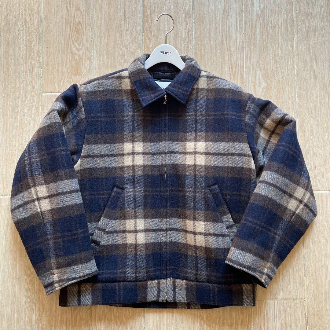 WTAPS 25aw 格仔外套252TQDT-JKM03 WRECKER / JACKET / WOPL. MELTON