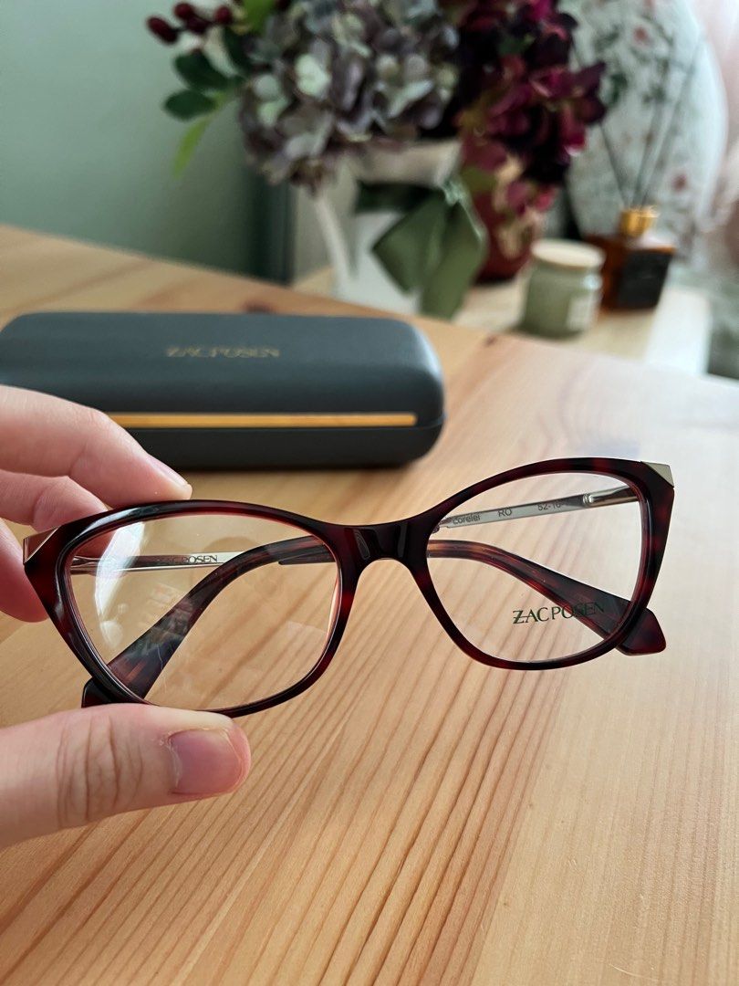 Zac Posen Lorelei Eyeglasses - Rose Tortoise (Category: Sunglasses & Eyewear) located in Marikina City. Submitted by plune (Listing ID 1416028284, Image 2). Description: - Authentic Zac Posen Lorelei eyeglasses - Stylish rose tortoise color - Includes original case - Purchased on October 20, 2021, from designeroptics.com - never used.