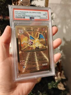 2021 Pokemon Celebrations Metal Pikachu #58 PSA 9, Hobbies & Toys, Toys