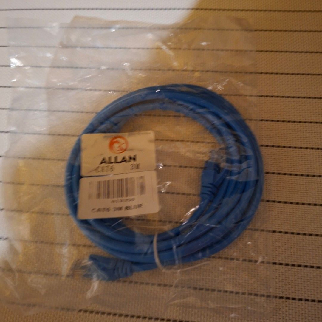 3m cat 6 cable lan ethernet (Category: Networking) located in Pasig City. Submitted by last_price_posted (Listing ID 1416237664, Image 1). Description: For sale only no trade or swap Brand new This is available while posted, No need to confirm price indicated is per unit, fix price, non negotiable already a bargain. No need to ask again. I typically do not respond on questions already answered to save time. Can be pick up asap at Pasig city Shipp