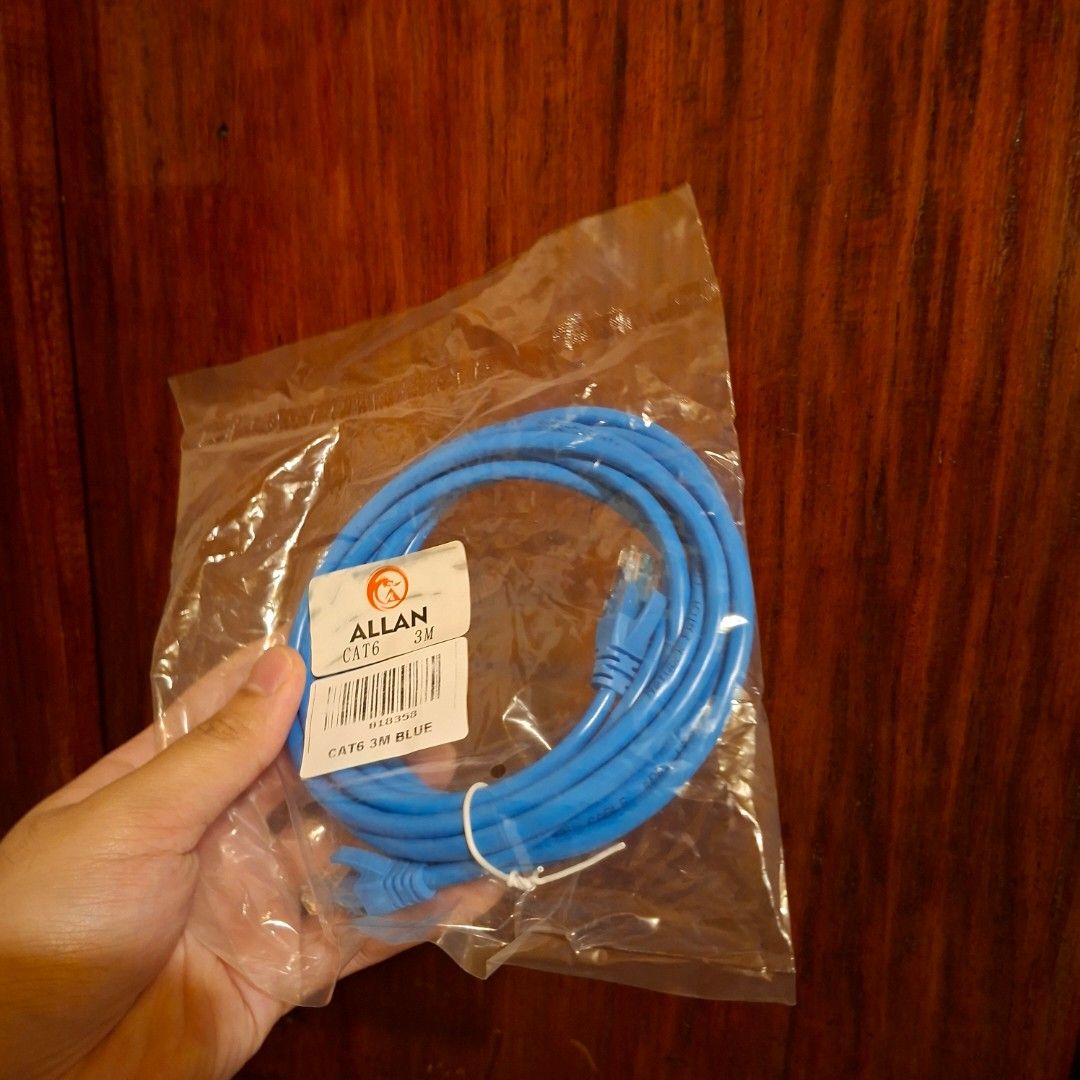 3m cat 6 ethernet lan cable (Category: Networking) located in Pasig City. Submitted by last_price_posted (Listing ID 1416237526, Image 3). Description: For sale only no trade or swap Brand new This is available while posted, No need to confirm price indicated is per unit, fix price, non negotiable already a bargain. No need to ask again. I typically do not respond on questions already answered to save time. Can be pick up asap at Pasig city Shipp