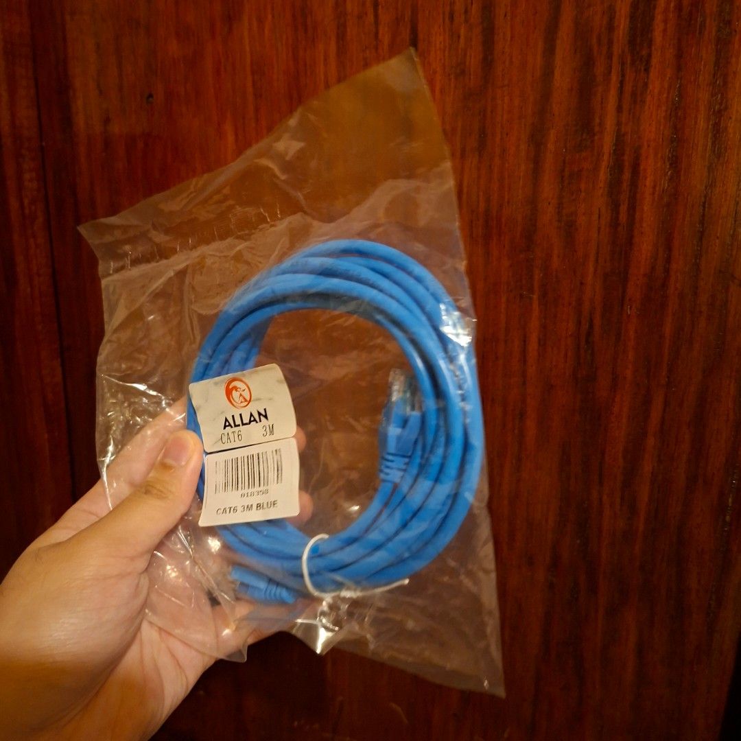 3m cat 6 ethernet lan cable (Category: Networking) located in Pasig City. Submitted by last_price_posted (Listing ID 1416237526, Image 2). Description: For sale only no trade or swap Brand new This is available while posted, No need to confirm price indicated is per unit, fix price, non negotiable already a bargain. No need to ask again. I typically do not respond on questions already answered to save time. Can be pick up asap at Pasig city Shipp