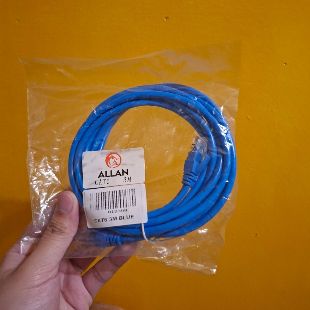 3m cat 6 ethernet lan cable (Category: Networking) located in Manila. Submitted by mr.fast (Listing ID 1416238188, Image 2). Description: Hello, If you have any questions related to the item, please just message it in a list form so I can answer all at once and let me know when will you be planning in buying it. I typically do not respond on questions already answered to save time. Please read all details for faster transaction. For sale only no 