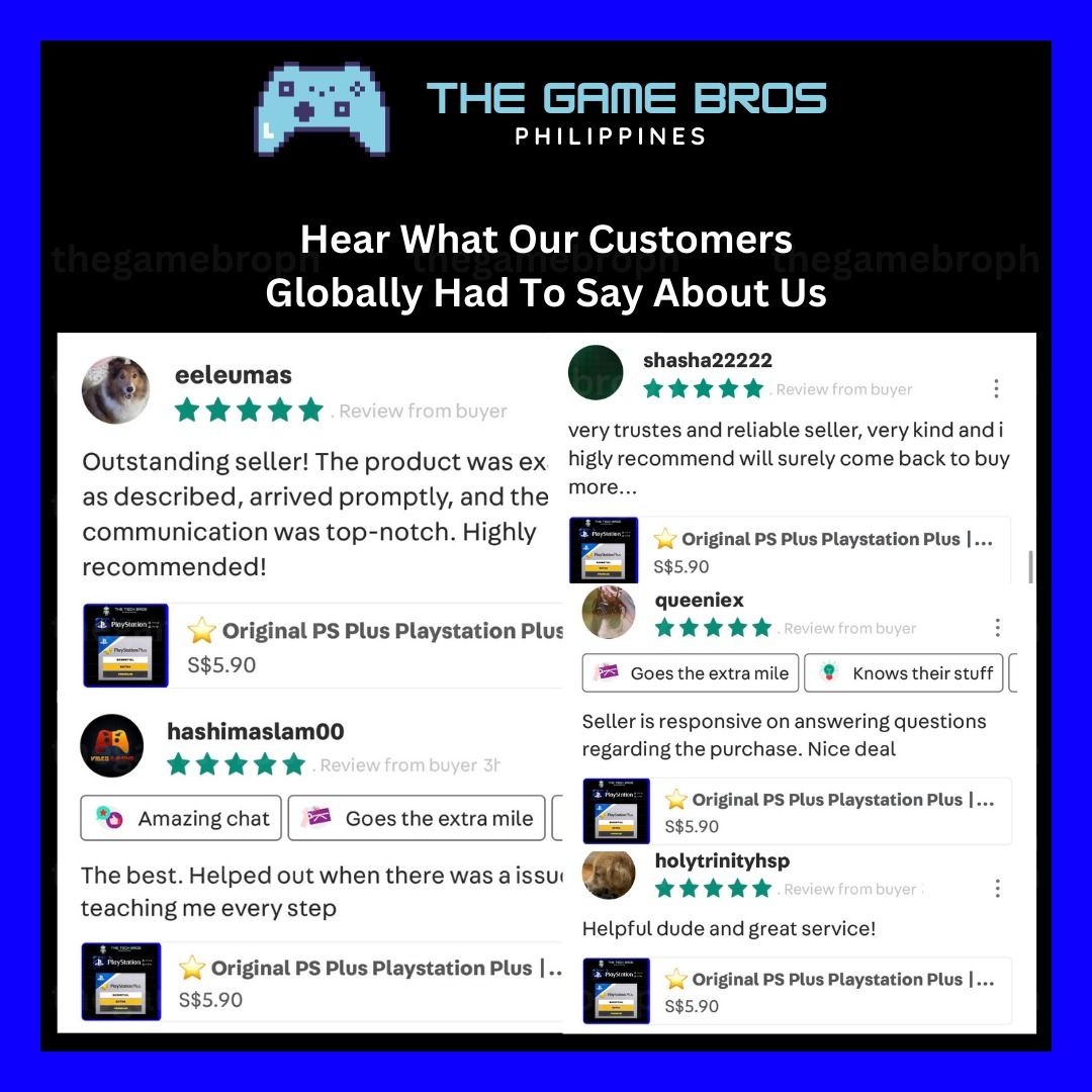 ⭐ Original PS Plus Playstation Plus | Essential | Extra | Deluxe⭐ (Category: PlayStation) located in Manila. Submitted by thegamebroph (Listing ID 1416281649, Image 3). Description: 🔥 FEATURES 🔥 - Use your OWN ACCOUNT to enjoy hundreds of PS5, PS4 and classic PlayStation games and unmissable benefits from the three great options that unleash the power of your PlayStation console - Compatible with all PlayStation consoles that are bought from th
