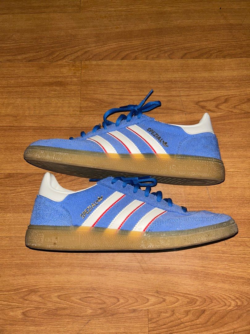 Adidas Spezial Blue Sneakers (Category: Sneakers) located in Iloilo. Submitted by fs101 (Listing ID 1416394922, Image 1). Description: - Adidas Spezial (authentic) - No box, replacement box only - Needs cleaning .