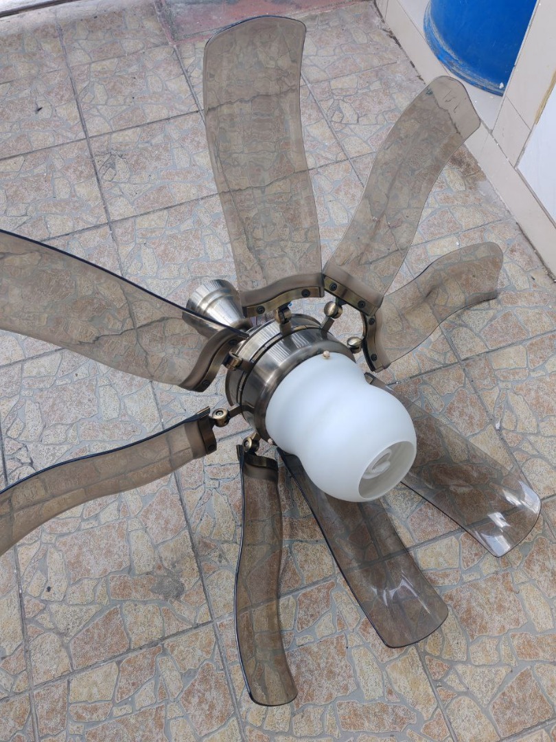 Alpha Ceiling Fan With Light, Furniture & Home Living, Lighting & Fans ...