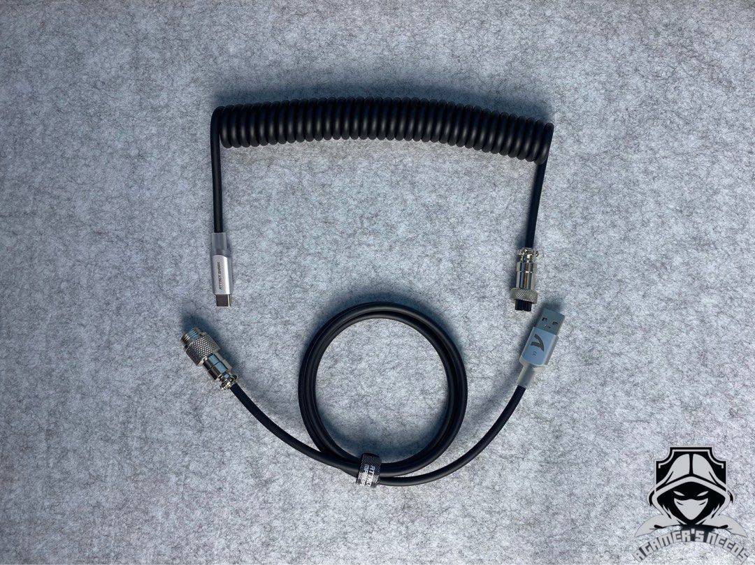 Attack Shark C01 - Coiled Cable (Category: Computer Keyboard) located in Tarlac. Submitted by agamersneeds (Listing ID 1410305361, Image 1). Description: [FOR SALE] - Multiple stocks available Attack Shark C01 Pro Coiled Cable (Brand-new) Price: ₱350 SRP: ₱900 QUICK SPECS - Metal Aviation Connectors - 4-pin Detachable Aviator Connectors - USB-A to USB-C Interface Design INCLUSIONS - Box - Attack Shark C01 Pro Coiled Cable LOCATION & SCHEDULE MEET