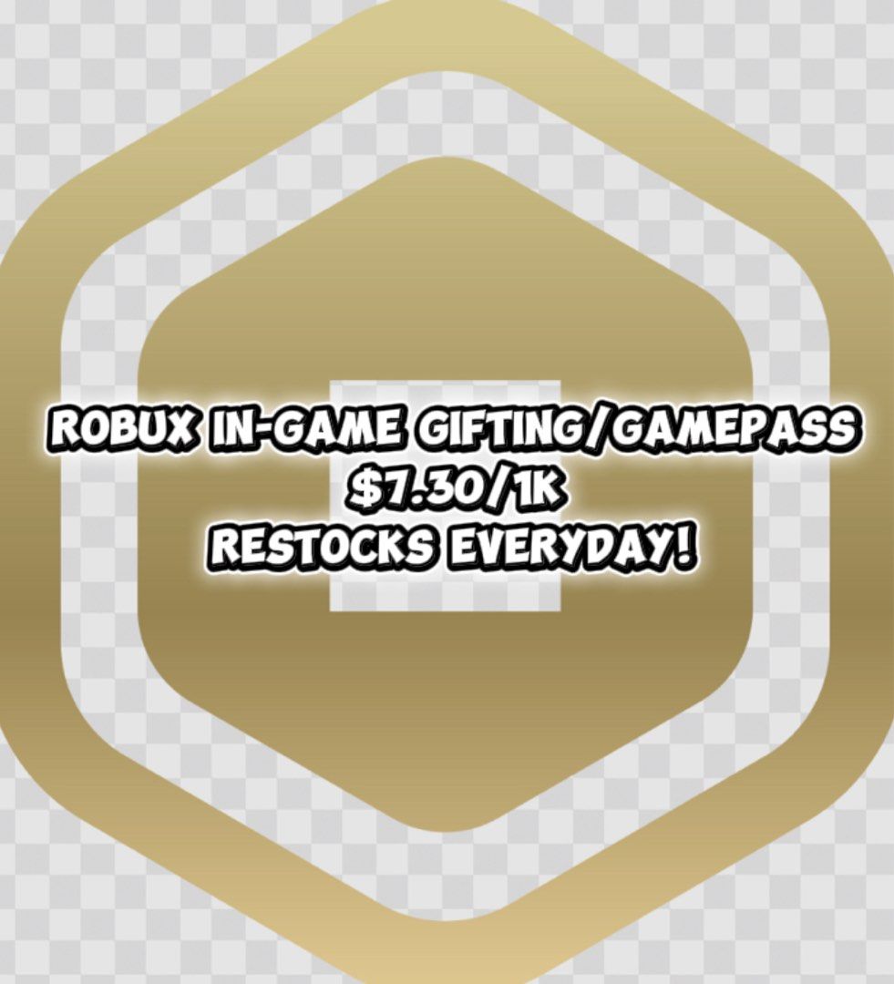 [CHEAPEST] Robux 1K = 7.30$ ( GAMEPASS and GIFT) Cheapest Robux Roblox ...
