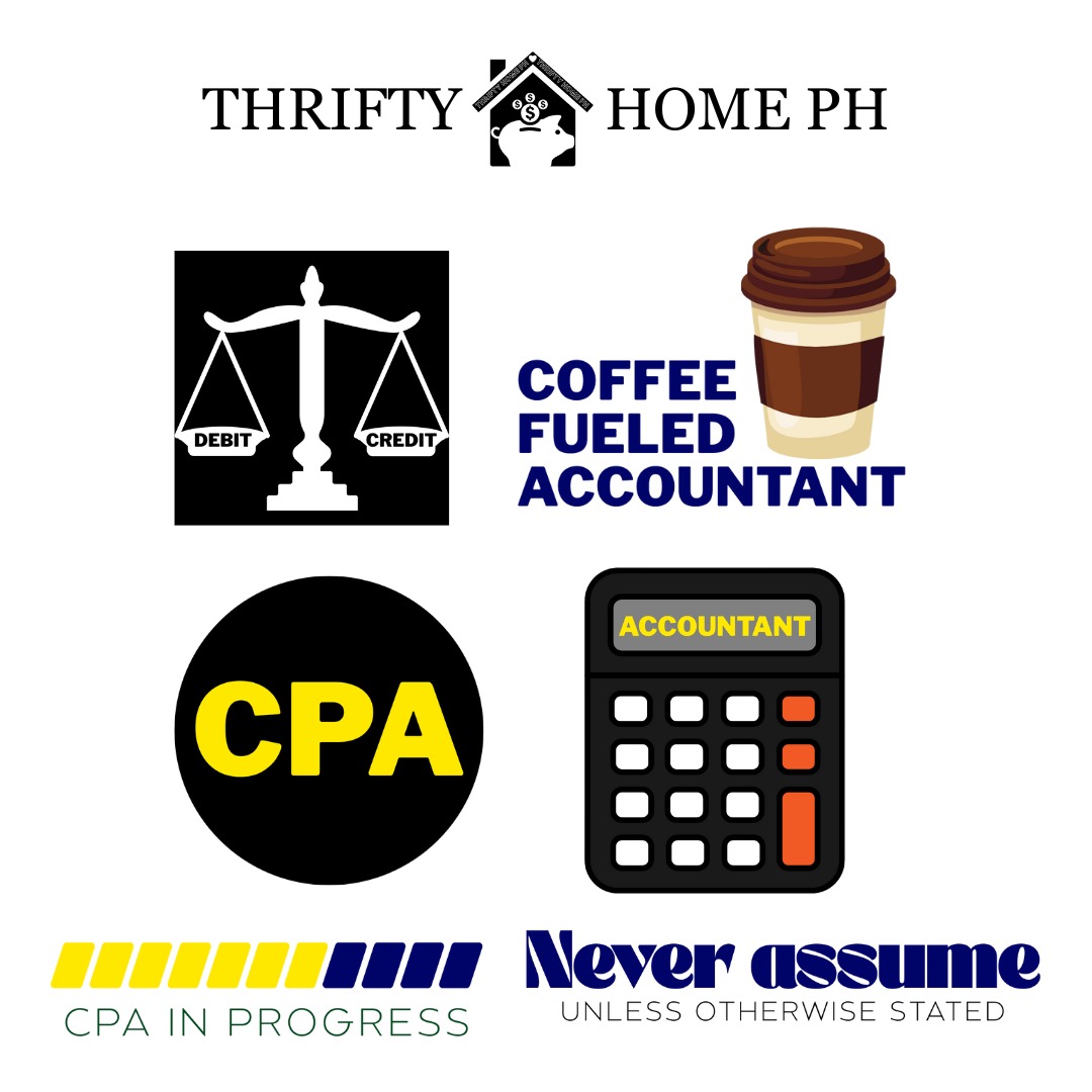 CPA/Accountant/Accounting Sticker Pack (6 pcs. per pack), Hobbies ...
