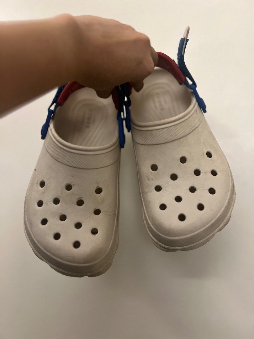 Crocs All-Terrain Classic Clogs in stucco or bone color. (Category: Sandals) located in Manila. Submitted by tan.geanne (Listing ID 1416401868, Image 1). Description: Selling my used but not abused crocs. Bought it for 3k. Will give discount for sure buyer RFS: not using anymore.