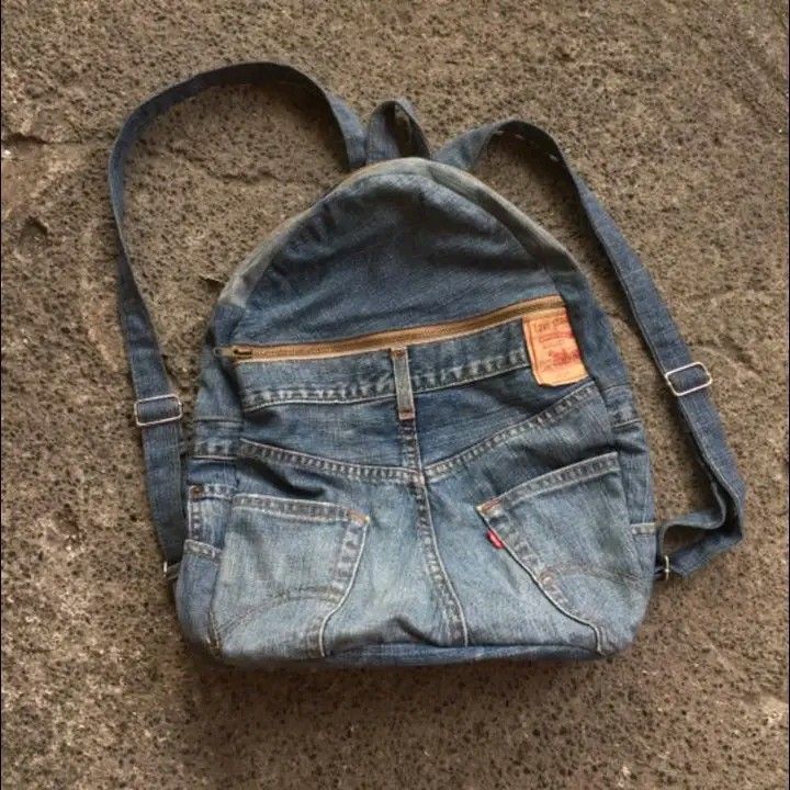 Customized Levi's 569 Backpack Unisex (Category: Backpacks) located in Bulacan. Submitted by jayrholazaro (Listing ID 1416323937, Image 1). Description: - Very good condition - Color rate: 9.7/10 - Issue: Sign of usage, stain (back part) - Ready to use - Durable denim.