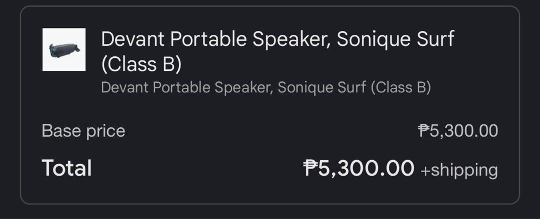 Devant sonic surf speaker (Category: Soundbars, Speakers & Amplifiers) located in Quezon City. Submitted by bellaginn (Listing ID 1416408814, Image 3). Description: Sonique surf portable speaker /bluetooth Only opened for testing.