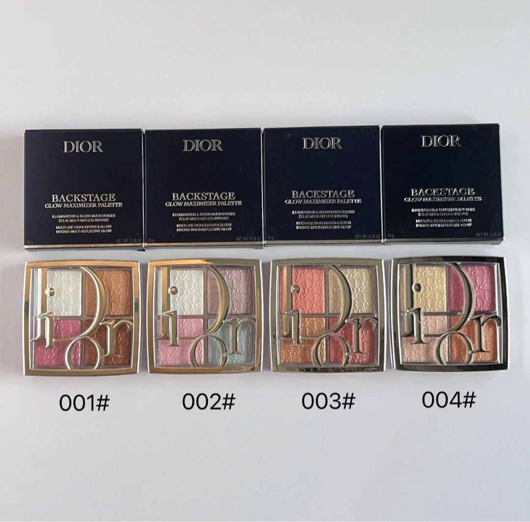 Dior Backstage Glow Face Palette (Category: Makeup) located in San Leonardo. Submitted by iluvkopiii (Listing ID 1416364871, Image 1). Description: CD Backstage Glow Maximizer Face Palette New Packaging Shades Available: 001 Universal 003 Pearly Peach Glow 004 Rose Gold Glow complete with paper bag :) Worth the hype! Sobrang gandaaaaa. Meron din ako nito 😍 The item is 100% authentic and not counterfeit or knockoffs..