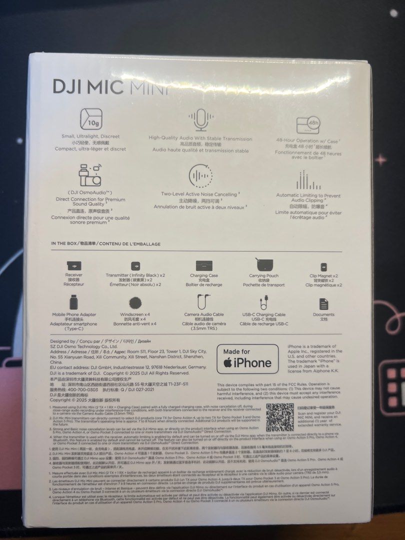 DJI Mic Mini Wireless Microphone - Brand New65119908403202111
