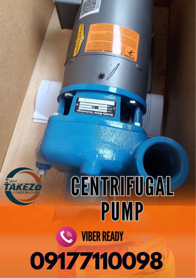 Goulds Centrifugal Pump (Category: Construction Tools & Equipment) located in Manila. Submitted by joeyroque09 (Listing ID 1416270434, Image 1). Description: centrifugal pump.