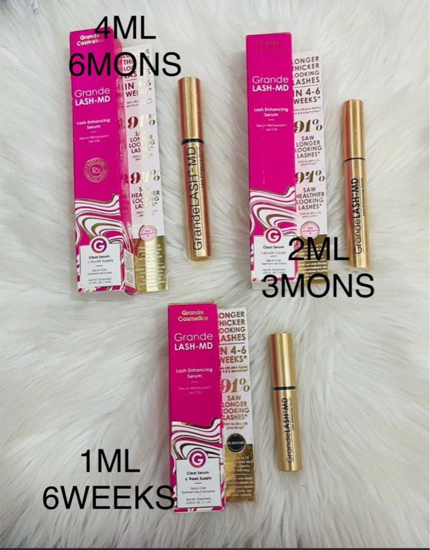 GRANDELASH MD ENHANCING CLEAR SERUM (Category: Makeup) located in San Juan City. Submitted by cashfrancefashioncosmetics_ph (Listing ID 1416329185, Image 3). Description: PER SIZE ‼️GRANDELASH MD ENHANCING CLEAR SERUM 4ML 6MONS. With box 2900❌ 4ml. 6mons NOBOX 2800 2ML 3MONS. No box 2100 ❌ 1ML 6WEEKS. With box 1200 AUTHENTIC BRAND NEW .