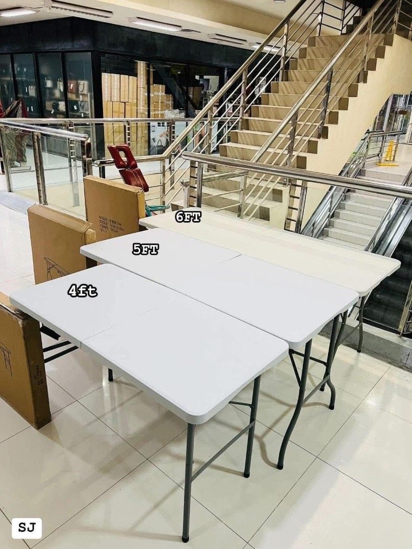 Heavy Duty Folding Table Portable Outdoor Folding Table Long Table Dining Table Desktop Table (Category: Tables & Sets) located in Manila. Submitted by onlineshoppersph (Listing ID 1416240938, Image 1). Description: Heavy Duty Folding Table Portable Outdoor Folding Table Long Table Dining Table Desktop Table 4ft Php1100 5ft Php1350 6ft Php1500 Cash On Deliver - Metro Manila - Delivery Fee/Handling Fee shouldered by BUYERS - DF/HF depends on BUYER