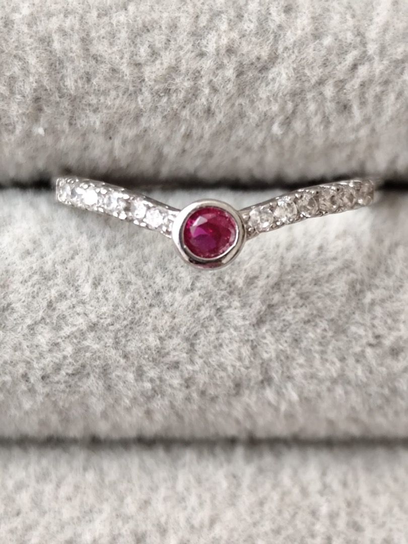 HIGH QUALITY Half Carat Natural Burmese Ruby Chevron Ring (UV REACTIVE!) (Category: Rings) located in Mandaluyong City. Submitted by allaboutgemsandco (Listing ID 1416359876, Image 2). Description: HIGH QUALITY Half Carat Natural Burmese Ruby Chevron Ring (UV REACTIVE!) Ring Size: 7 Price Php 500 REASON FOR SELLING: Clearing out my collection. Bought from Myanmar This exquisite Half Carat Natural Burmese Ruby Chevron Ring is a masterpiece of natu