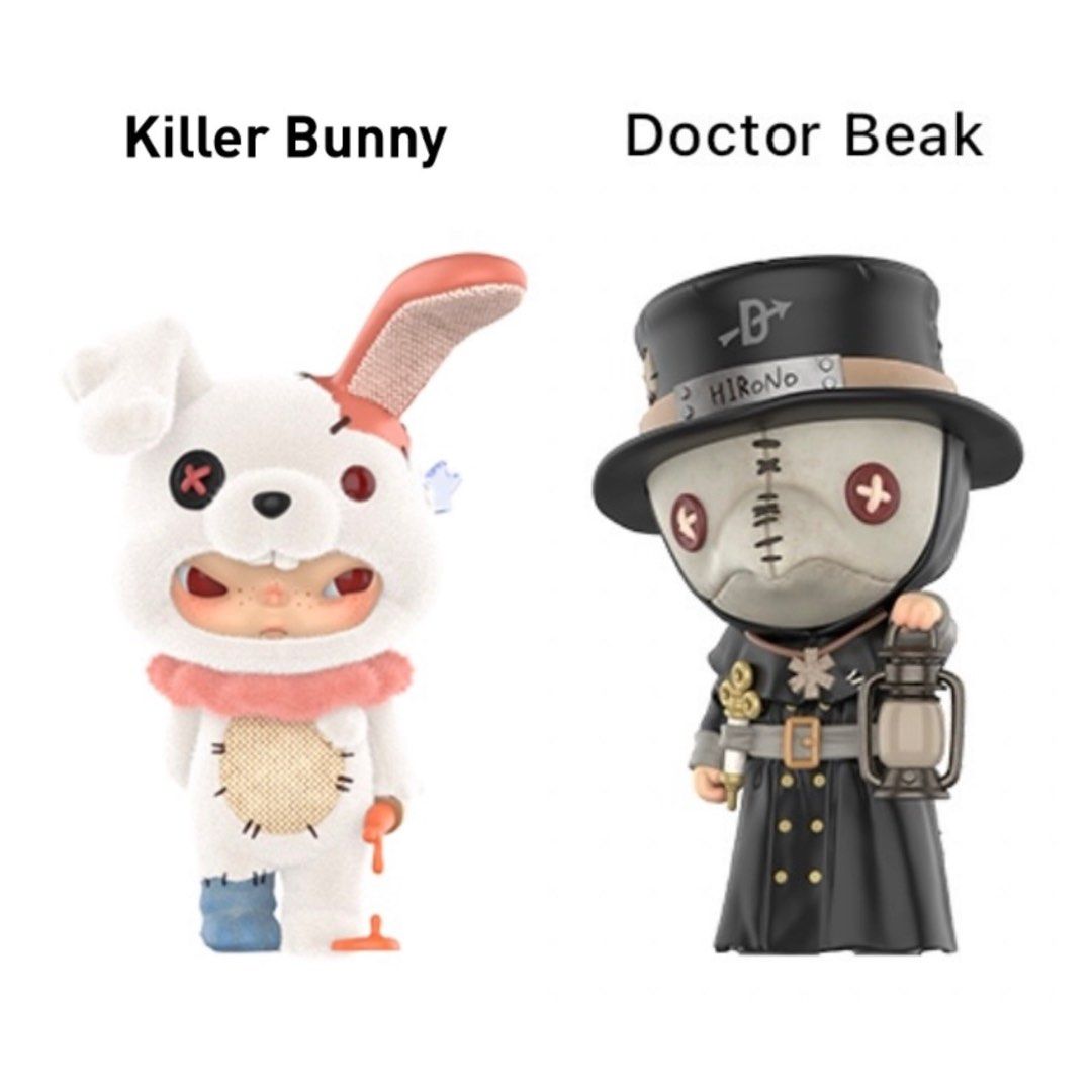 Hirono - Killer Bunny + Doctor Beak, Hobbies & Toys, Toys & Games on ...