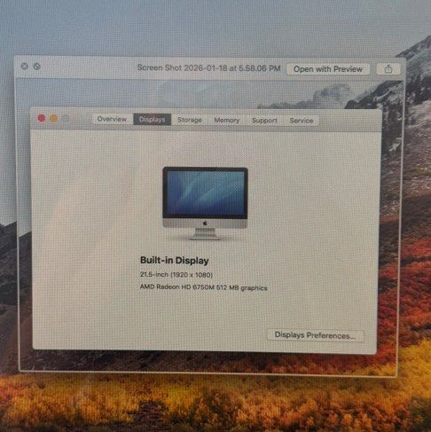 imac macos high sierra65153220870019113