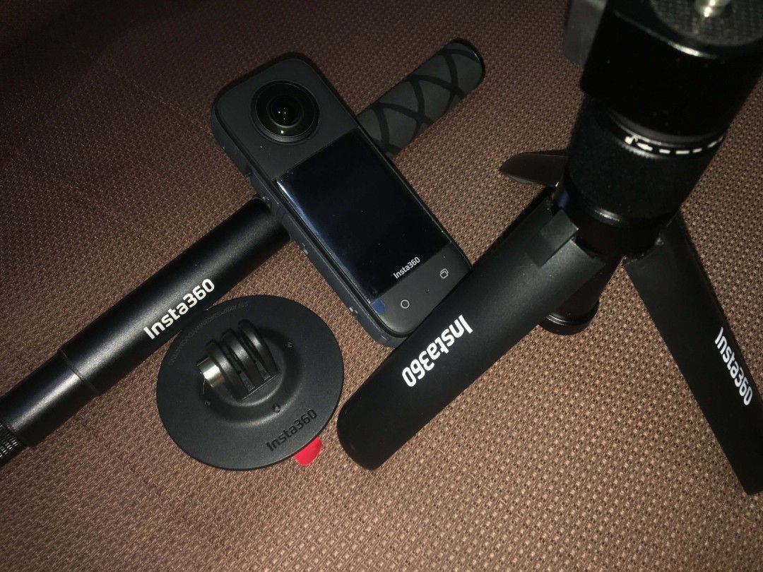 Insta360 X3 360 Action Camera with Accessories (Category: Video Cameras) located in Taguig. Submitted by slv_cn (Listing ID 1416290281, Image 1). Description: Inclusion: •Insta360 camera •Selfie stick •Tripod •Flexible Adhesive Mount •Protective Pouch •SD Card (64gb) •Box Price is negotiable!.
