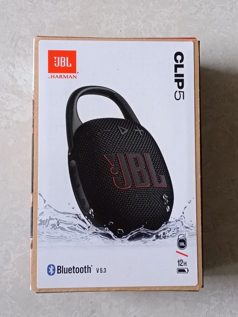 JBL Clip 5 Bluetooth Speaker - Black65561067091714110
