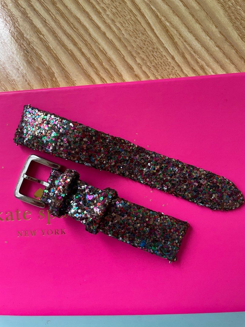 Kate Spade Watch Set with Interchangeable Straps (Category: Women's Watches) located in Tanauan. Submitted by airese (Listing ID 1416435435, Image 3). Description: - Kate Spade watch set - Includes watch with: - Blue leather strap - Sparkly strap - Silver bezel - Blue watch face - Features "Live Colorfully" - Genuine leather blue strap - Comes with original box and booklet.