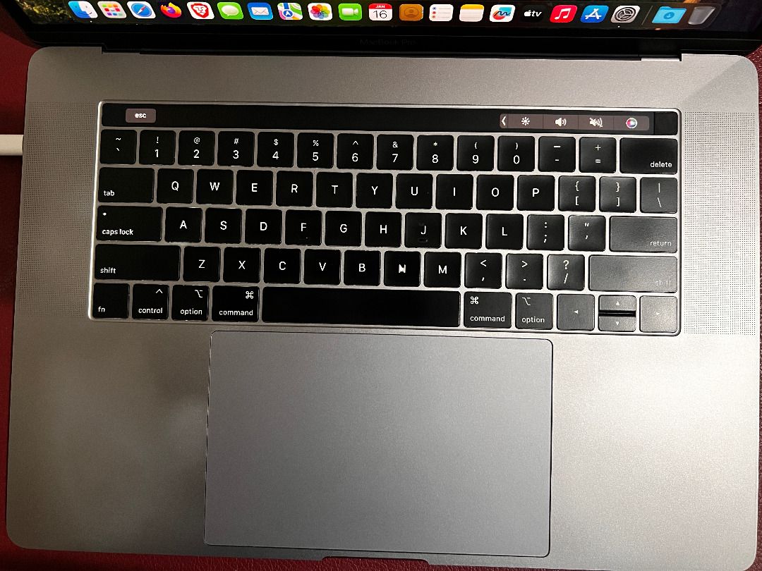 MacBook Pro (15-inch, 2018) (Category: Laptops & Notebooks) located in Caloocan City. Submitted by cdc0627891980 (Listing ID 1415993107, Image 3). Description: Apple MacBook Pro 15 - Processor: 2.6 GHz 6-Core Intel Core i7 - Graphics: Radeon Pro 560X 4 GB Intel UHD Graphics 630 1536 MB - RAM: 16GB - Storage: 512GB - MacOS: 15.7.3 - Battery Cycle Count: 246 - Battery Health: Normal - Battery Charge: 97% - Display Sleep Timer: 10 minutes - Power ad