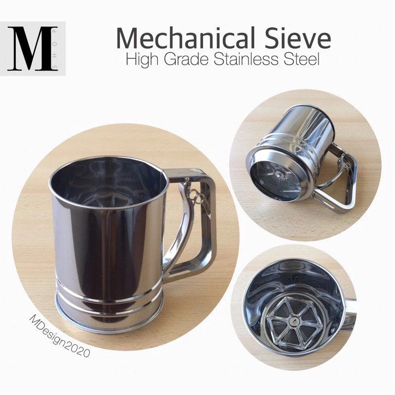 Mechanical Sieve / Sifter (Category: Bakeware) located in Manila. Submitted by mshopmla (Listing ID 1416321407, Image 1). Description: Mechanical Sieve / Sifter Made of High Quality Stainless Steel Product Code: MSS-3 Price: Php 370.00 each #highquality #mechanicalsieve .