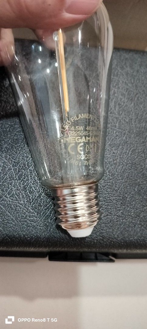 Megaman LED Filament Bulbs - 4.5W, Furniture & Home Living, Lighting ...