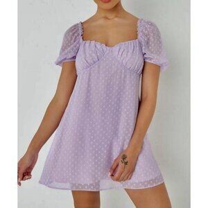 Missguided Lilac Mini Dress (Category: Dresses) located in Baguio. Submitted by raphy_mapletree (Listing ID 1416278306, Image 3). Description: Brand new Missguided dress with tags! RFS: Too big on me :( ❗️Fixed price Size: US 6 Length: 34" ✨️ Decluttering sale! All items are new/in good condition! 💖 💬 Feel free to leave a message if you have any questions or concerns! 🚚 Shipping via J&T.
