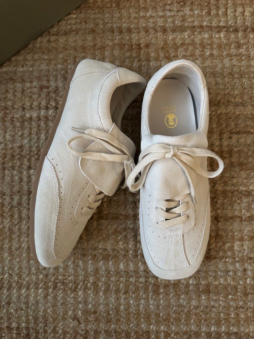 Nappa Milano Gail Sneakers (Category: Sneakers) located in Manila. Submitted by mrflyboy (Listing ID 1416287333, Image 2). Description: Brand New Nappa Milano Gail Sneakers in Off-white Never Been Worn, with Box Famous Indonesian Brand.