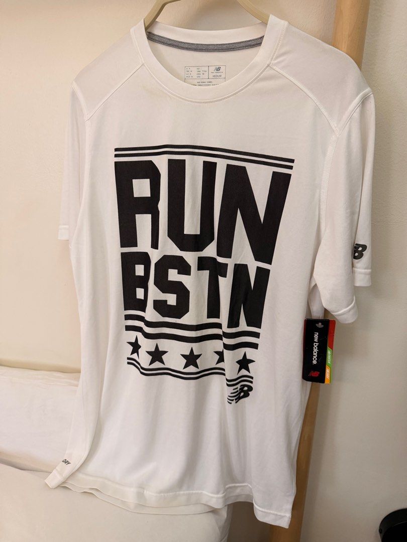 New Balance Boston Marathon Size M (Category: Tshirts & Polo Shirts ) located in Manila. Submitted by mythiftstore (Listing ID 1416265703, Image 1). Description: With stain sa collar .