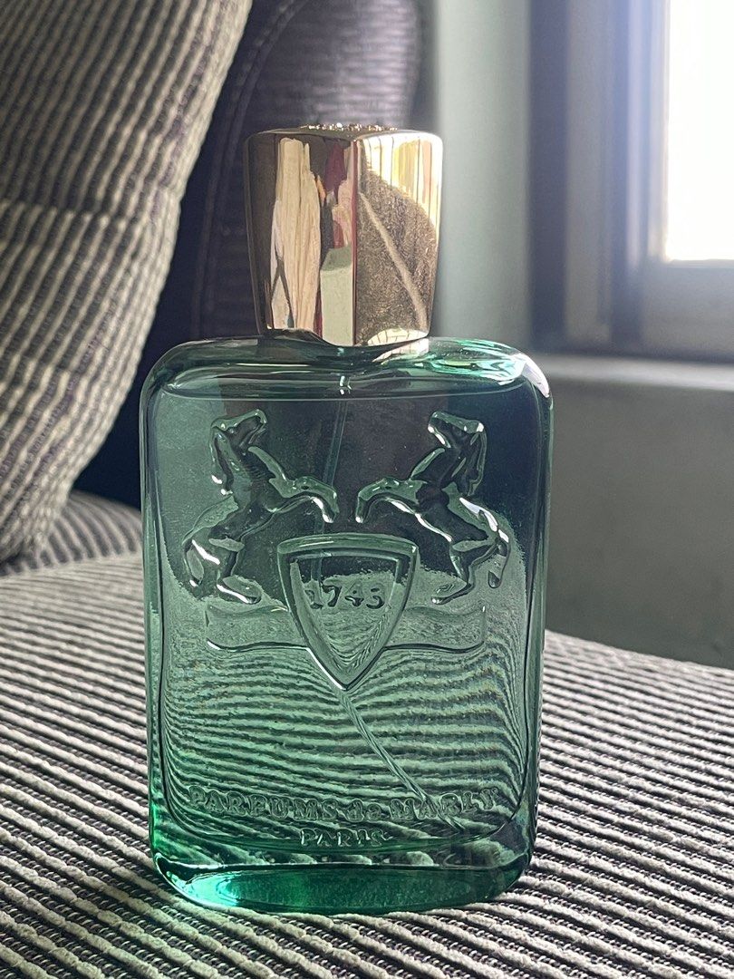 Parfums de Marly Greenley EDP 125ml (Category: Fragrance & Deodorants) located in Manila. Submitted by tonsofdeclutter (Listing ID 1416251200, Image 2). Description: Parfums de Marly Greenley EDP 125ml Tester only Includes box Juice level: 120/125ml RFS: Decluttering only. Used for legit check only. Helping a cousin out. Selling for only 1.5k 📍marikina.