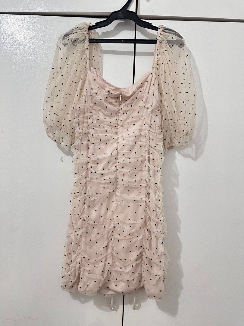 Zara inspired Polka Dot Mesh Dress (Category: Dresses) located in Quezon City. Submitted by mary.declutters (Listing ID 1416327680, Image 2). Description: .