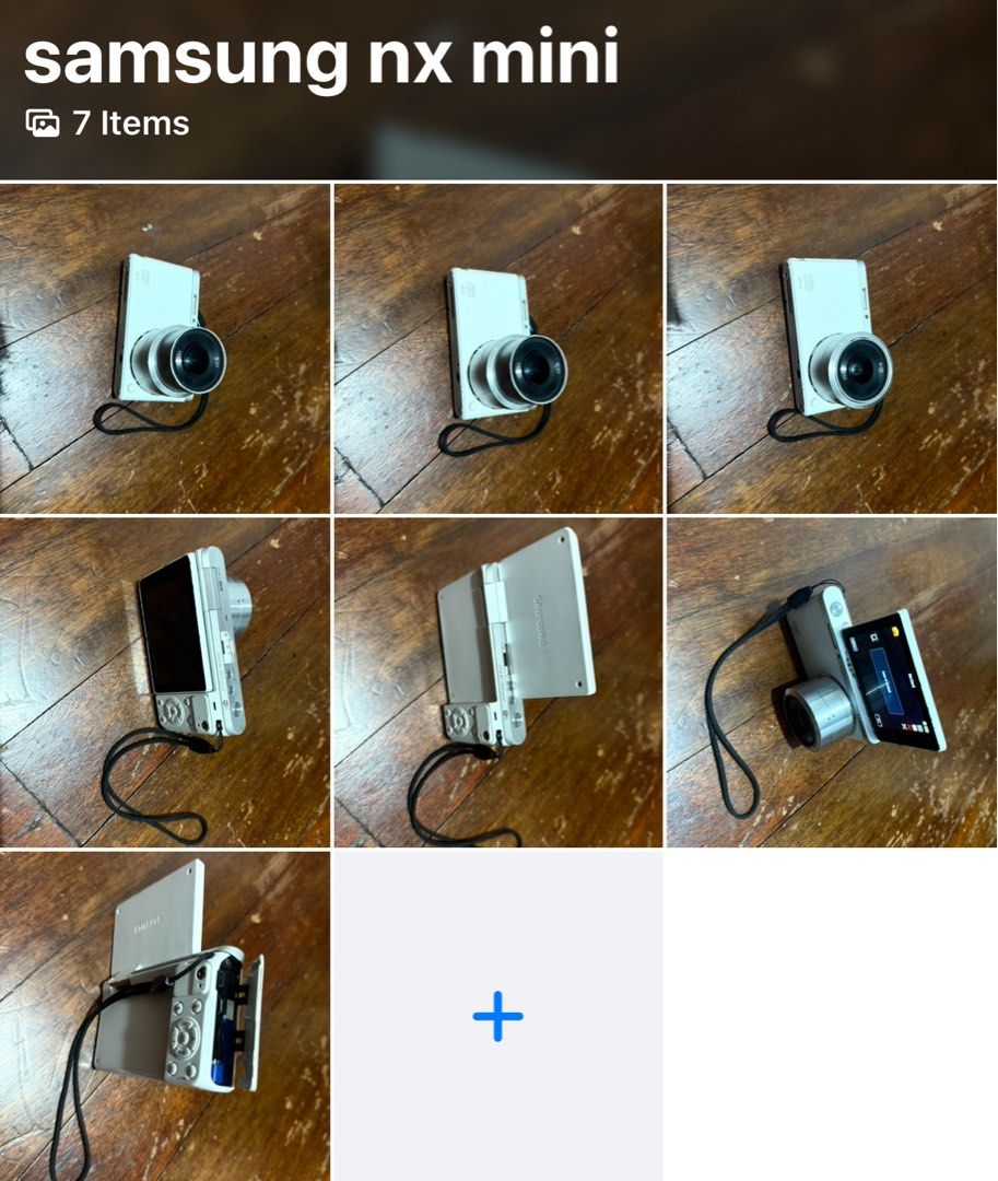samsung nx mini (Category: Cameras) located in Manila. Submitted by 101525 (Listing ID 1408915892, Image 2). Description: Conditions: - flip camera - touch screen - flash working - Functional - Ready to use - Clear LCD - Clean lens - With Wifi - With battery - Uses SD card (not included) Please search the net for sample shots and other specs. Mode of payment: Gcash no return, no exchange, no refund.