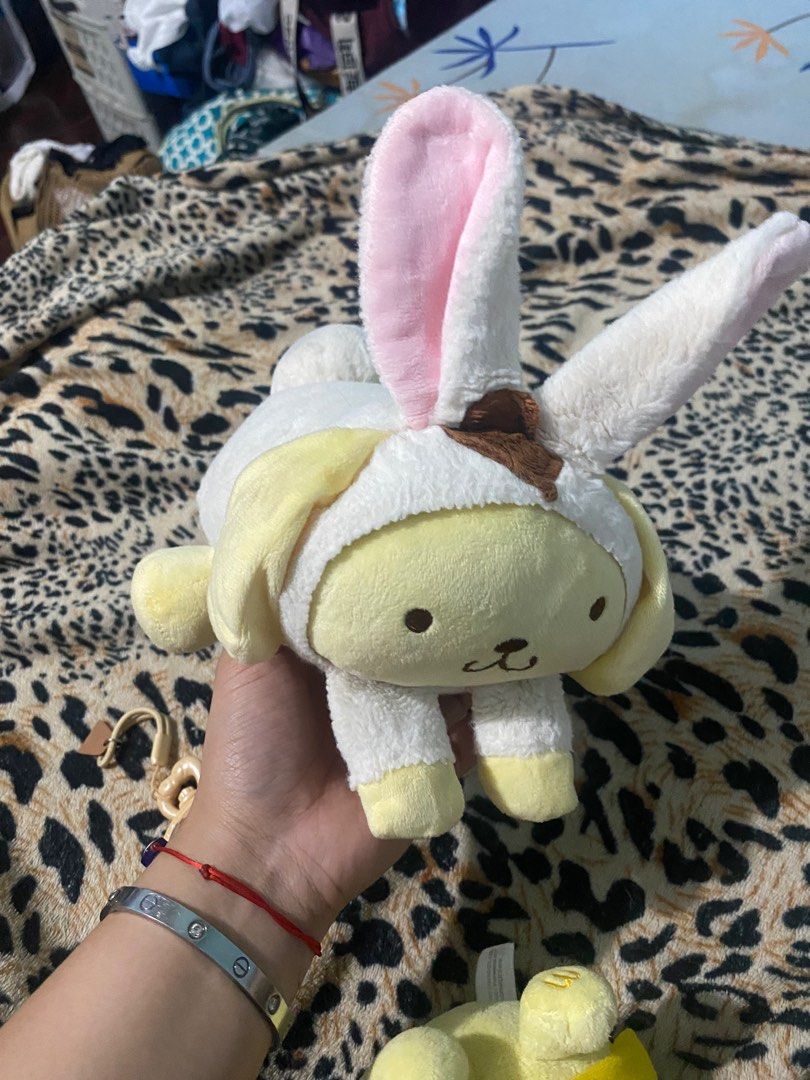 Sanrio Pompompurin Bunny Plush (Category: Plushies & Soft Toys) located in Manila. Submitted by sofiaaadc (Listing ID 1416301839, Image 2). Description: .