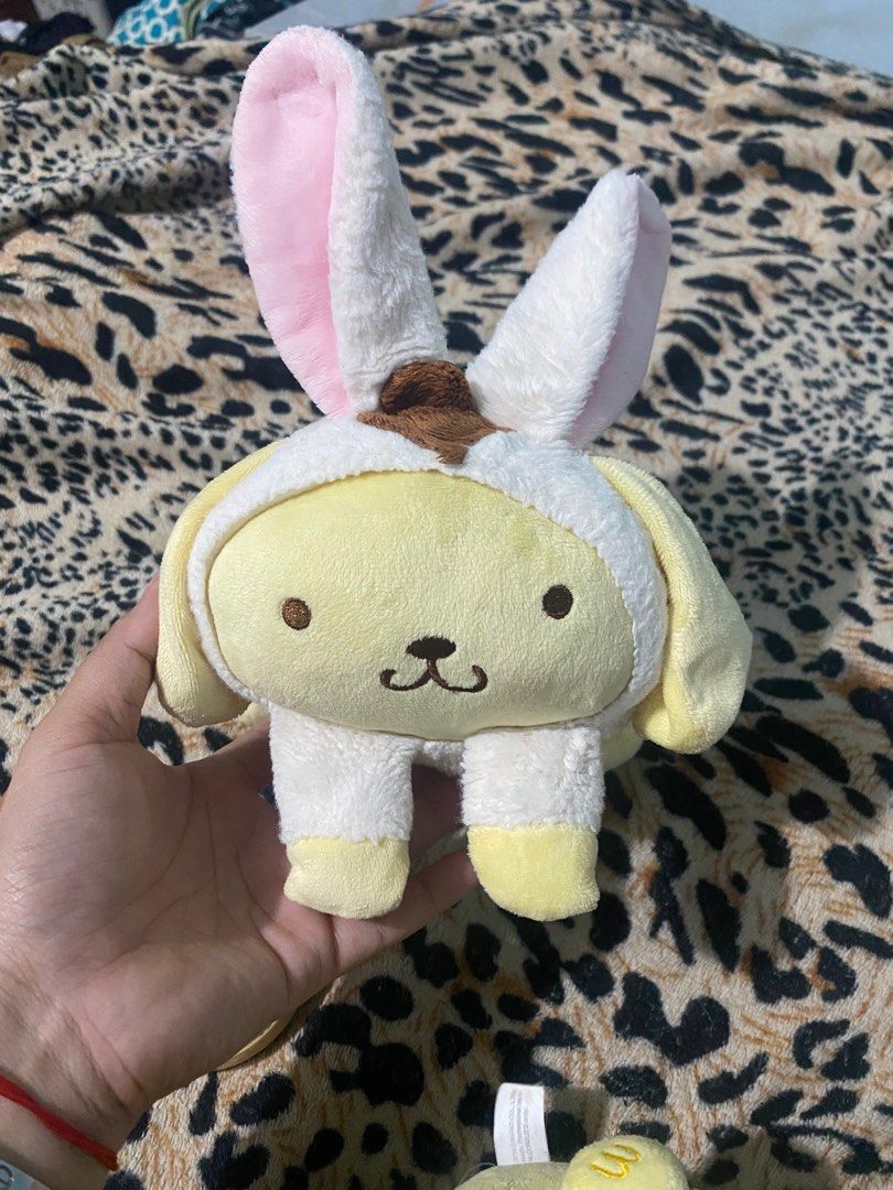 Sanrio Pompompurin Bunny Plush (Category: Plushies & Soft Toys) located in Manila. Submitted by sofiaaadc (Listing ID 1416301839, Image 1). Description: .