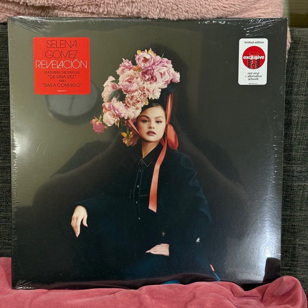 Selena Gomez - Revelación Vinyl Record (Category: Vinyls) located in Zamboanga. Submitted by crysmelquin (Listing ID 1415931065, Image 2). Description: - Selena Gomez 'Revelación' vinyl record - Red vinyl - Brand new and sealed.