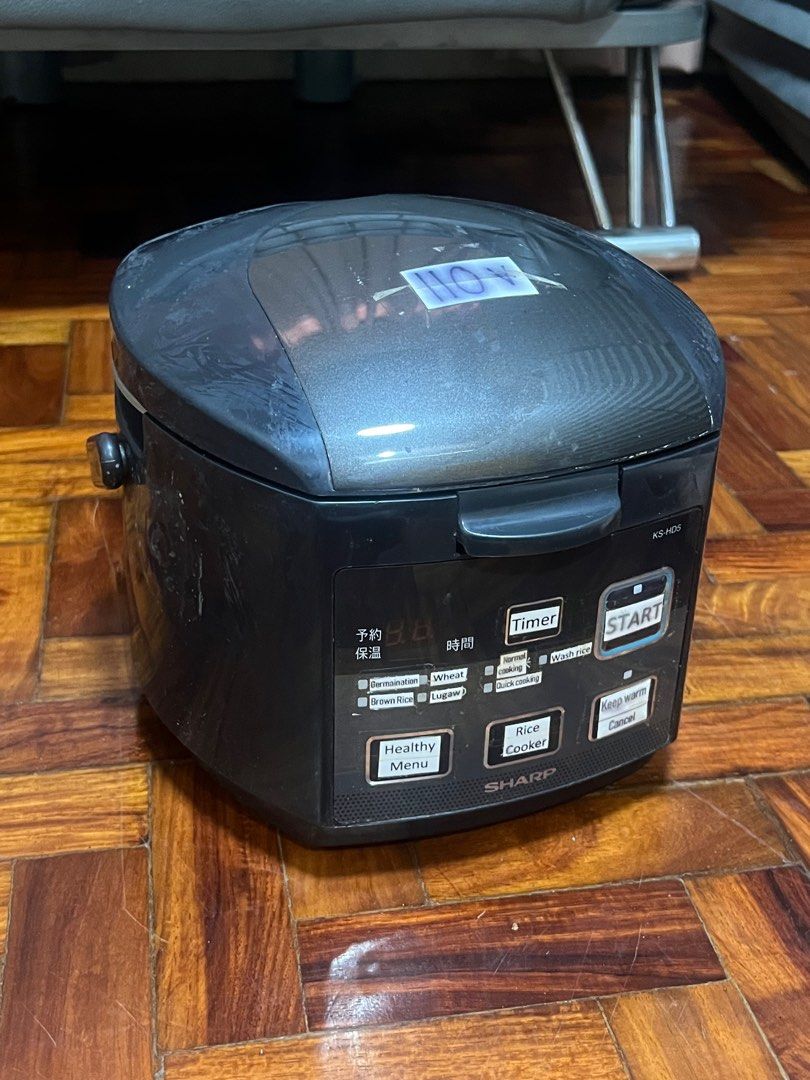 Sharp Rice Cooker Japanese KS-HD5 (110V) (Category: Other Kitchen Appliances) located in Quezon City. Submitted by chloe_declutter (Listing ID 1416274528, Image 1). Description: Qc loc In good working condition .