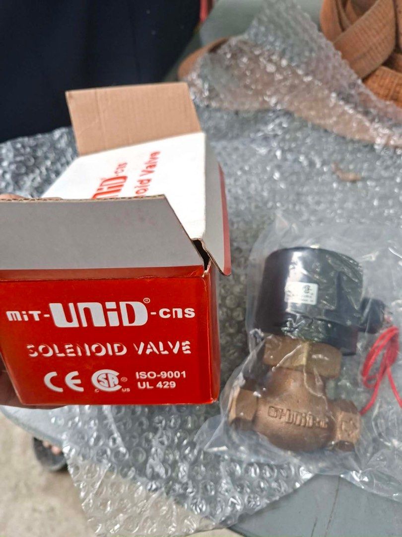 Solenoid Valve (Category: Construction Tools & Equipment) located in Manila. Submitted by joeyroque09 (Listing ID 1416279447, Image 1). Description: Item: Solenoid Valve Specs: 1/2 185c Qty: 1 pc Price: ₱5,625/pc .