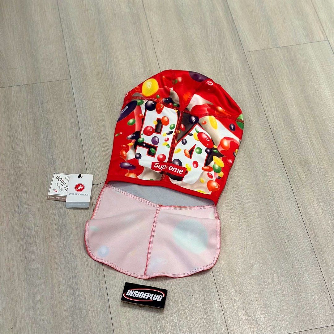 Supreme Skittles/Castelli Balaclava (Category: Activewear) located in Quezon City. Submitted by inside_plug (Listing ID 1416302271, Image 2). Description: Supreme Skittles/Castelli Balaclava.