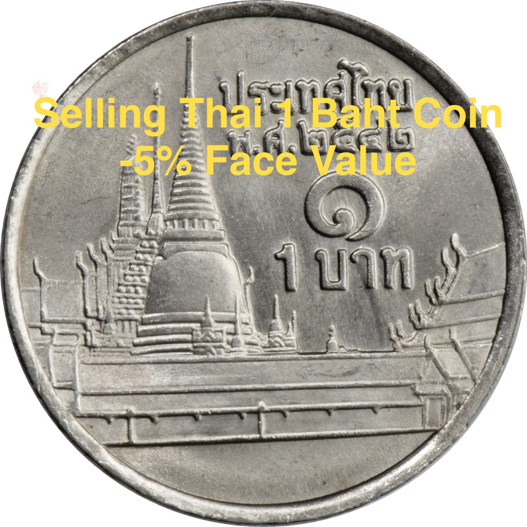 Thailand Coins - 1 THB Coin, Hobbies & Toys, Memorabilia & Collectibles ...